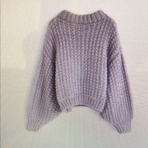 Chicwish Sweaters - Chicwish lavender sweater Chicwish Sweaters - Chicwish lavender sweater
